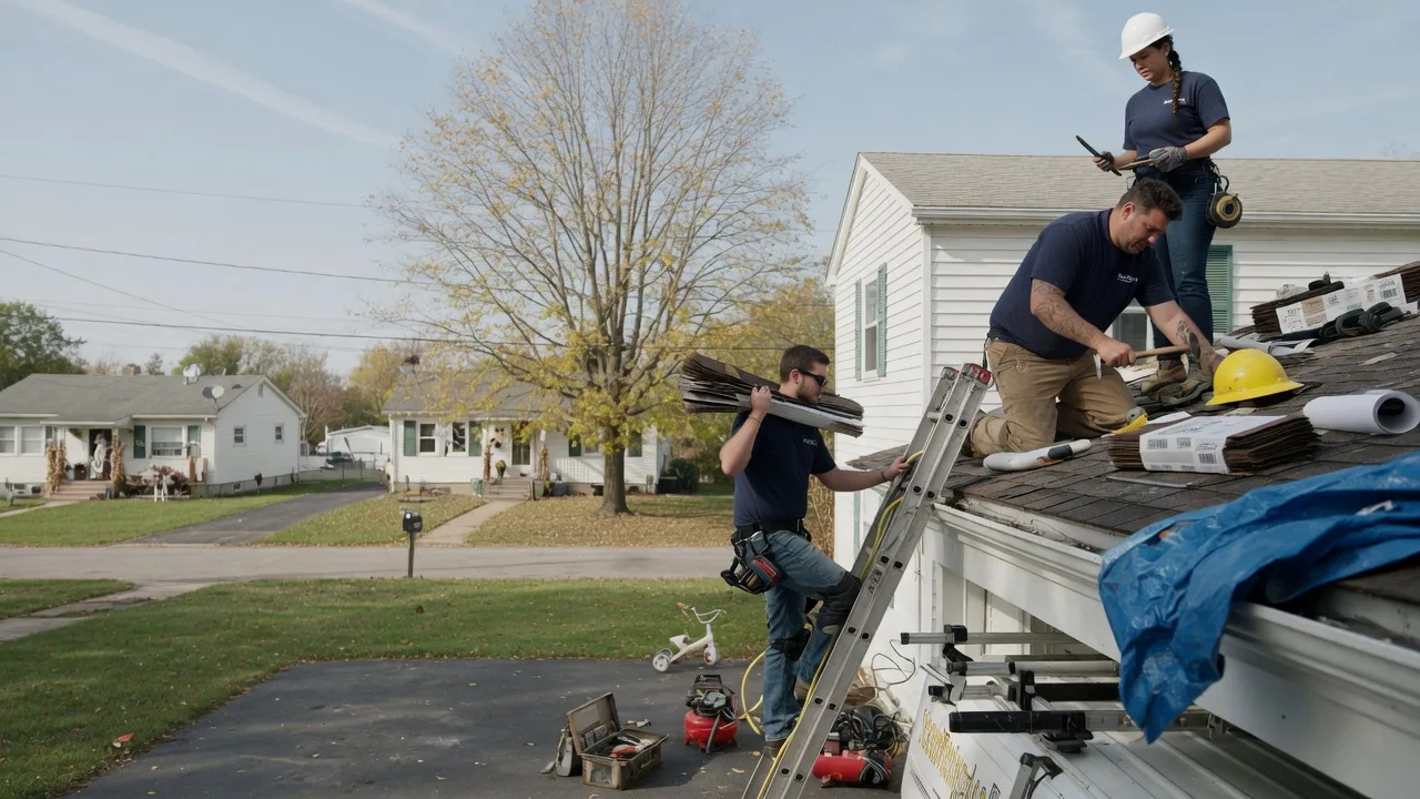 Local Roofing Contractors in Sidell, IL near me